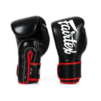 FAIRTEX - BGV14 Microfibre Boxing Gloves (BGV14) - Black/10oz 