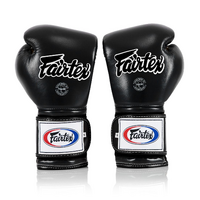 FAIRTEX - "Heavy Hitter" Mexican Style Boxing Gloves (BGV9) - Black/16oz