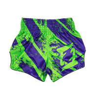 FAIRTEX - Street King Muay Thai Shorts - Green/Purple (BS1928) - Small