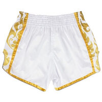 FAIRTEX - Glory White Muay Thai Shorts (BSG2) - Extra Small