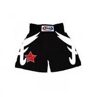 FAIRTEX - Satin Boxing Trunks/Shorts - White/Small 