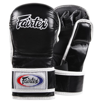 FAIRTEX - Double Wrist Wrap Closure MMA Sparrring Gloves (FGV15) - Blue/Small