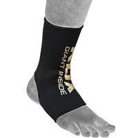 RDX - Ankle Guards - Black/Gold - Small