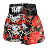 TUFF - Red Dragon King Thai Boxing Shorts - Medium