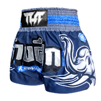 TUFF - Blue War Elephant Thai Boxing Shorts - Medium