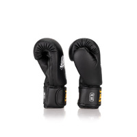 DANGER - Classic Thai Boxing Gloves - Black/8oz