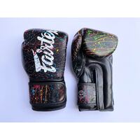 FAIRTEX - Black Painter Boxing Gloves (BGV14PT) - 10oz