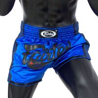 FAIRTEX Royal Blue Slim Cut Muay Thai Boxing Shorts (BS1702) - Small