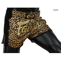 FAIRTEX - Leopard Slim Cut Muay Thai Boxing Shorts (BS1709) - Small