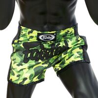 FAIRTEX Green Camo Slim Cut Muay Thai Boxing Shorts (BS1710) - Small