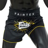 FAIRTEX - "Focus" Black Muay Thai Shorts (BS1903) - Extra Small