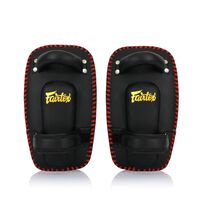 FAIRTEX - Small Lightweight Curved Kick Pads (KPLC6) - Black/Gold