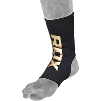 RDX - Ankle Guards - Black/Gold - Small