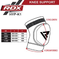 RDX - Padded Knee Guards - Black/Small