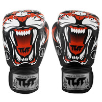 TUFF - Tiger Boxing Gloves - Black/10oz