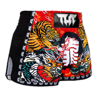 TUFF - Chinese Dragon/Tiger Muay Thai Shorts - Small