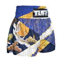 TUFF - 'Majestic Crane' Thai Boxing Shorts - Small