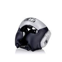 YUTH - MMA Head Gear - Black/Silver - Small