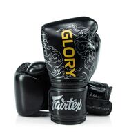 FAIRTEX - Glory 3 Boxing Gloves (BGVG3) - Black/Silver - 10oz