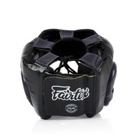 FAIRTEX - Diagonal Vision Sparring Headguard/Lace Up (HG13) - Black/Small