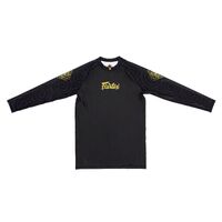 FAIRTEX 'Ninlapat' Black Rash Guard (RG6) - Extra Large 