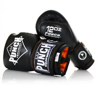 PUNCH - Black Diamond Thai Boxing Gloves - 12oz