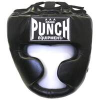 PUNCH - Trophy Getters Full Face Head Gear/Guard - Black/Medium 