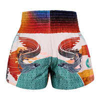 TUFF - 'Siamese Fighting Fish' Thai Boxing Shorts - Small