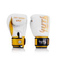 YUTH - Gold Line Boxing Gloves - Army Green/10oz