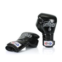 FAIRTEX - Angular Full Wrist Closure Sparring Gloves (BGV6) - Black/12oz