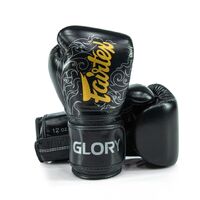 FAIRTEX - Glory 3 Boxing Gloves (BGVG3) - Black/Silver - 10oz