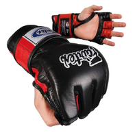 FAIRTEX - Open Palm/Thumb Loop MMA Gloves (FGV12) - Black/Small