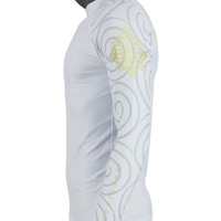 FAIRTEX 'Hanuman' White Rash Guard (RG7) - Small