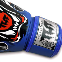 TUFF - Tiger Boxing Gloves - Blue/16oz