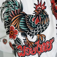 TUFF - 'Thai Rooster' Thai Boxing Shorts - Small