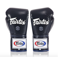 FAIRTEX - Professional Leather/Lace Up Fight Gloves (BGL6) - Red/8oz