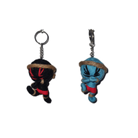 Keyring - Mini Muay Thai Man - Blue