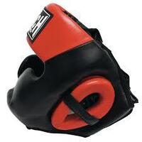 PUNCH - Trophy Getters Full Face Head Gear/Guard - Black/Medium 