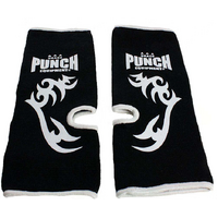 PUNCH - Deluxe Thai Style Ankle Support Guards - Tattoo Print 