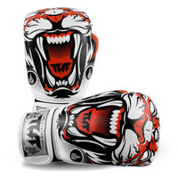 TUFF - Tiger Boxing Gloves - White