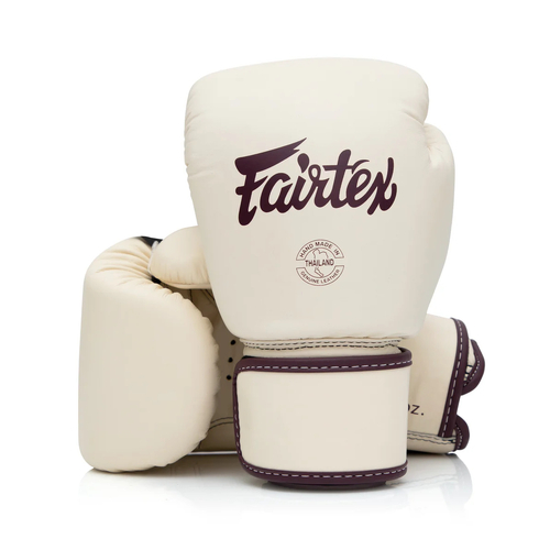 FAIRTEX - Leather Boxing Gloves (BGV16) - Khaki/10oz