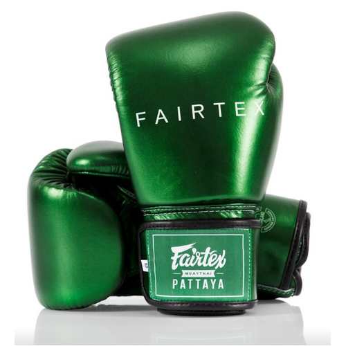 FAIRTEX - Metallic Boxing Gloves (BGV22) - Green/12oz