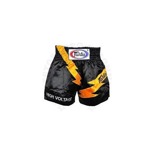 FAIRTEX - High Voltage Muay Thai Boxing Shorts (BS0656) [Size: Small]