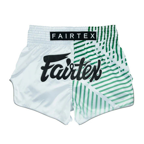 FAIRTEX - Racer White Muay Thai Shorts (BS1923) - Extra Small