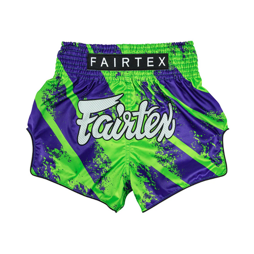 FAIRTEX - Street King Muay Thai Shorts - Green/Purple (BS1928) - Small