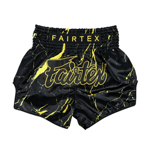 FAIRTEX - Black Marble Muay Thai Shorts (BS1947) - Extra Small