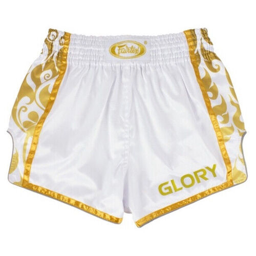 FAIRTEX - Glory White Muay Thai Shorts (BSG2) - Extra Small