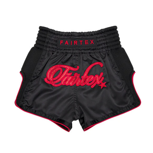 FAIRTEX - "Midnight Red" Kids Muay Thai Shorts (BSK2104) - 4-6yrs