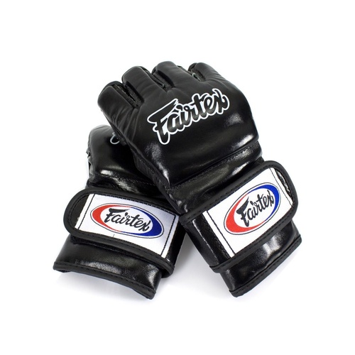 FAIRTEX - Open Palm/Thumb Loop MMA Gloves (FGV12) - Black/Small