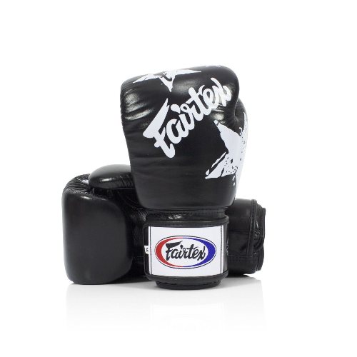 FAIRTEX - Nation Print Boxing Gloves (BGV1) - Black/8oz 